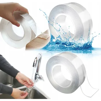 Oboustranná lepicí páska Okazeo 22694963 1 m x 30 mm průhledná