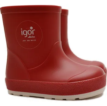 Chlapecká obuv Dětské barefoot holínky IGOR W10307-005 YOGI Rojo Velikost: 28