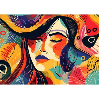 Plakát Plakát Bohatství barevné palety, bez rámu, 42 x 29,7 cm