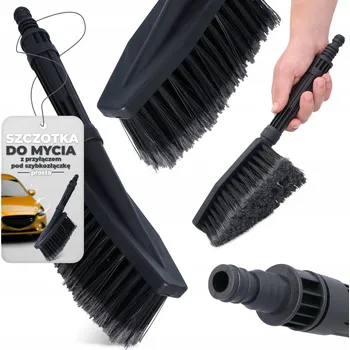 Mycí kartáč na vozidlo KARTÁČ NA MYTÍ AUTA KOL A PNEUMATIK 34cm Čištění Poklic MYČKA