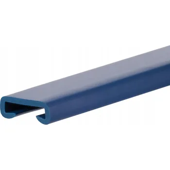 Madlo do koupelny PVC madlo PREMIUM, madlo 40x8mm tmavě modré 1m