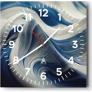 Hodiny Nástěnné hodiny do obýváku 40x40 Barva Tiché hodiny na skle Stylové Bezhlučné