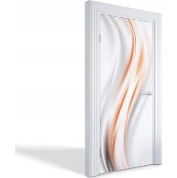 Fototapeta Dekorativní samolepka maskující na dveře, skříň, nábytek - Abstraktní vlny 95x205 cm