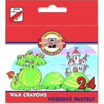 Pastelka Pastelky voskové Koh-I-Noor 24 ks
