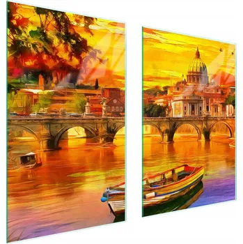 Kuchyňské prkénko Krájecí deska TMK ArtDeko sklo 2 ks