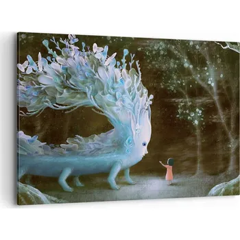 Obraz Foto obraz na plátně 100x70 abstrakce obývací pokoj ložnice na zeď velký