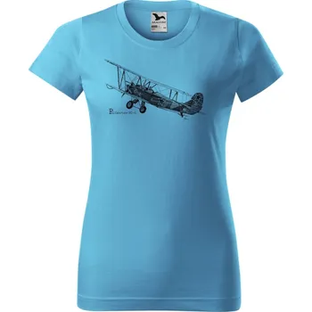 Tričko - Polikarpov PO-2 Barva: Tyrkysová (44), Velikost: XS, Střih: Dámské