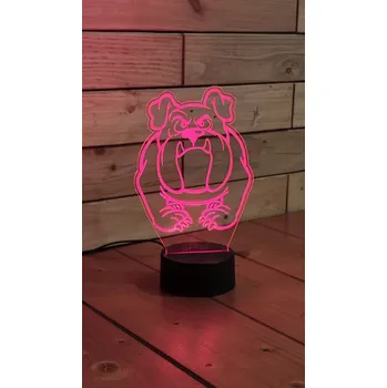 Lampička LED Lampička Buldok Dálkový Ovladač