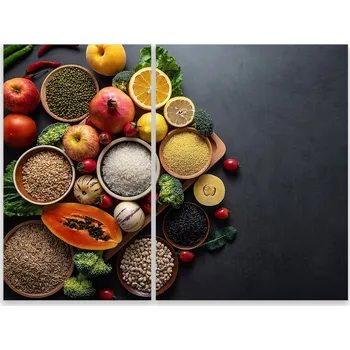 Kuchyňské prkénko Skleněná Ochranná Deska a Krájecí Prkénko | Indukce, Sporák ds-0128