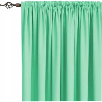 Obraz ZÁVĚS MATNÁ PANAMA NA PÁSCE 145x250 mátová