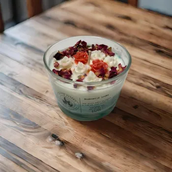 Svíčka Sójová svíčka Plamen domova - "Rozkvetlá louka" 4