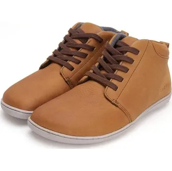 Pánské tenisky OBUTEX Stitch & Walk Kotníčkové zateplené - camel Velikost: 40