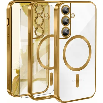 Pouzdro na mobilní telefon Zadní Kryt XGSM pro Samsung Galaxy S22 zlatý