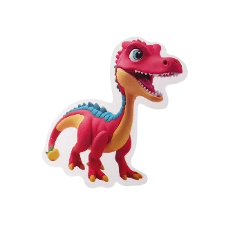 samolepka Samolepky - barevní dinosauři IV (sada 5 ks)