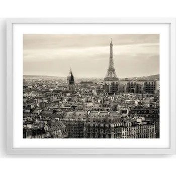 Obraz Obraz plakát na zeď v bílém rámu 50x40 město foto plakáty do obýváku