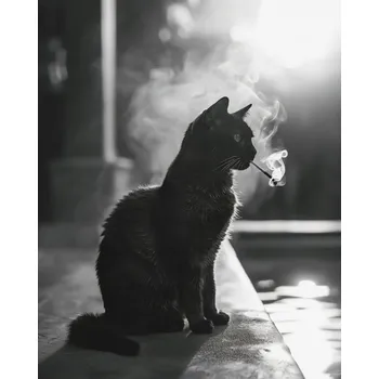 Plakát Plakát Kočičí pauza bez rámu 40 x 50 cm