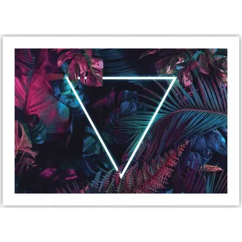 Obraz Plakát bez rámu do obývacího pokoje ložnice 70x50 abstrakce moderní módní obraz