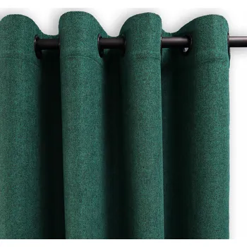 Obraz ZÁVĚSY DO OBÝVÁKU ZATEMŇUJÍCÍ NA KOLEČKÁCH 160x340 ZELEŇ LAHVOVÁ COL