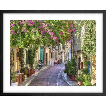 Obraz Foto obraz plakát na zeď v černém rámu 50x40 architektura do obýváku