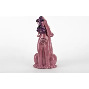 Pokladnička Keramické prasátko Pes růžové