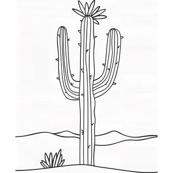 Plakát Plakát Pouštní obr bez rámu 15 x 20 cm