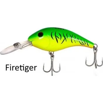 Umělá nástraha Wobler Black Cat Baby Cranker Sinking 12cm/25gr