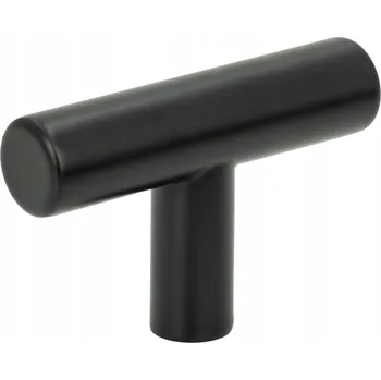 Nábytkové kování Nábytková úchytka reling kovová černá moderní úchytka na skříňku
