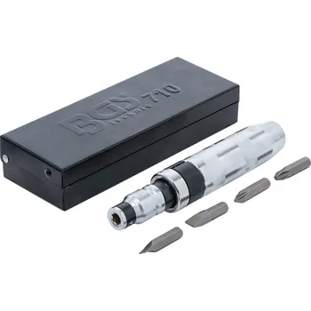 Šroubovák Úderový šroubovák 1/2" BGS100710 s bity a adaptérem (BGS 100710 Úderový šroubovák 1/2" s bity a adaptérem)