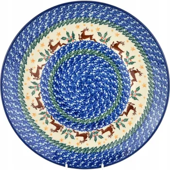 Talíř Jídelní talíř mělký 25 cm - Ceramika Artystyczna Bolesławiec