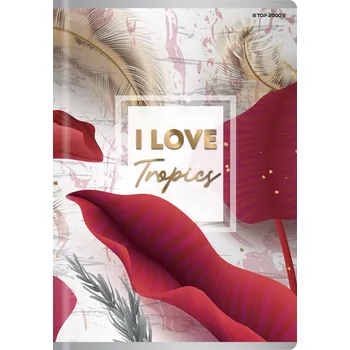 Sešit Sešit A5 s mřížkou TOP-2000, 80 listů