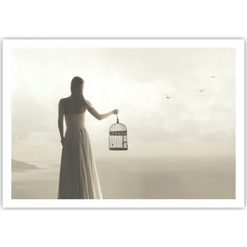 Obraz Plakát na zeď bez rámu 100x70 žena obraz plakáty do obývacího pokoje ložnice