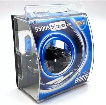 Autožárovka Autožárovky H7 Super white 5500K, 55W, sada 2ks (Sada autožárovek H7 Super white, 12V 55W)