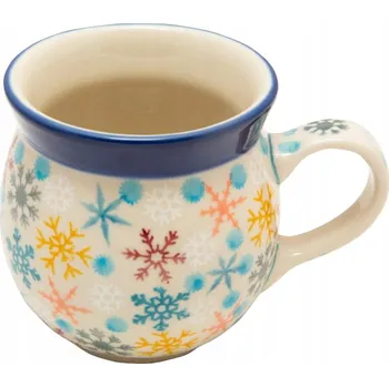 Hrnek Bolesławiec Umělecká keramika Bolesławiec keramika 220 ml