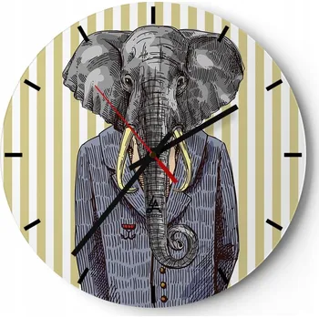 Hodiny Nástěnné hodiny do kuchyně 30x30 Abstrakce Skleněné hodiny do obýváku Tiché