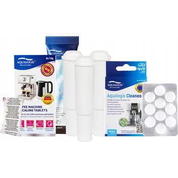 Příprava kávy 3x Filtr do kávovaru Jura + odvápňovač + čisticí tablety