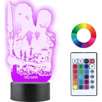 Lampička Plexido vícebarevná Noční lampa