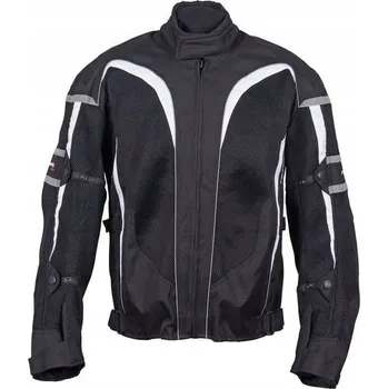 Moto bunda LETNÍ BUNDA ROLEFF RO607 ČERNÁ/BÍLÁ vel. L