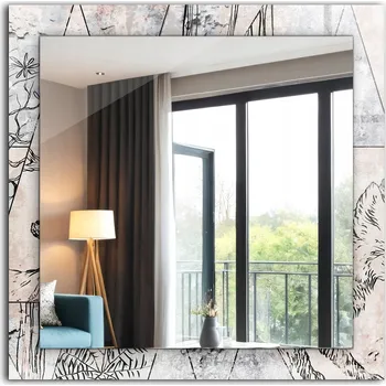 Zrcadlo Nástěnné Zrcadlo Tulup čtverec 600 x 600 mm