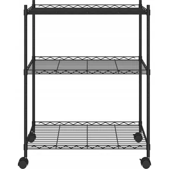 Dílenský regál Kovový skladový regál 10 x 10 x 10 cm, nosnost 10 kg na polici