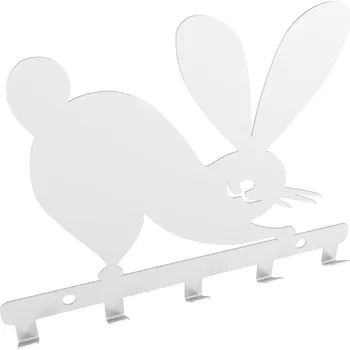 Věšák Šatní ramínko kovový MT3CH bílý