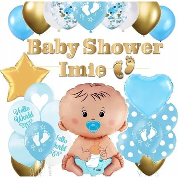 Balónek BALÓNKY sada BABY SHOWER BOY NAROZENÍ ROCEK XL