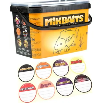 5l kbelík Mikbaits + samolepky