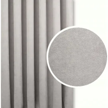 Závěs ZÁCLONY EFEZ 150x245 ŠEDÉ S ŘASÍCÍ PÁSKOU Na Míru