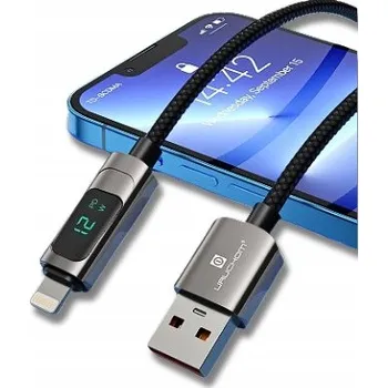 Datový kabel Kabel Uruchom USB – Apple Lightning 1 m černý