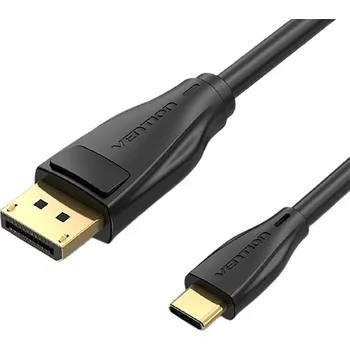 Video kabel Video kabel Vention USB-C to DP 1.2 (Display Port) Cable 2M Black