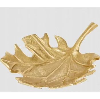 Podzimní tác Podnos ve tvaru zlatého listu