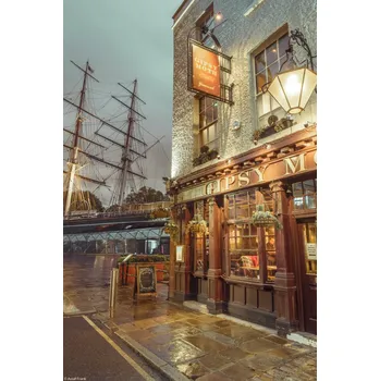 Obraz Plakát Cutty Sark a hospoda Gipsy Moth bez rámu 20 x 30 cm