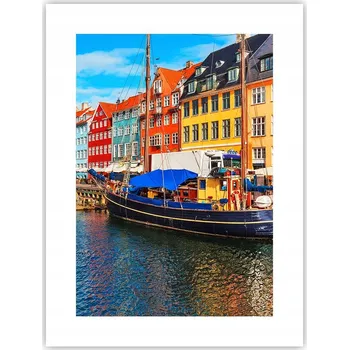 Obraz Obraz plakát do obýváku, ložnice 30x40 Kodaň - plakáty na zeď bez rámu