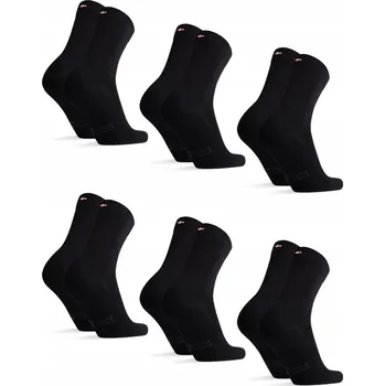 Pánské ponožky Ponožky Danish Endurance bambusové černé 39-42 antibakteriální 6 párů