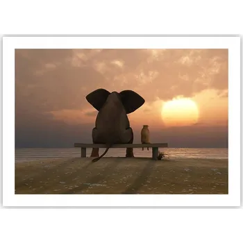 Obraz Plakát bez rámu do obývacího pokoje ložnice 70x50 abstrakce moderní módní obraz